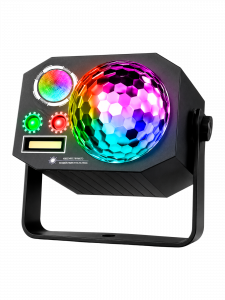 Световая установка RGB со стробоскопом и пультом 10 Вт Огонёк OG-LDS37